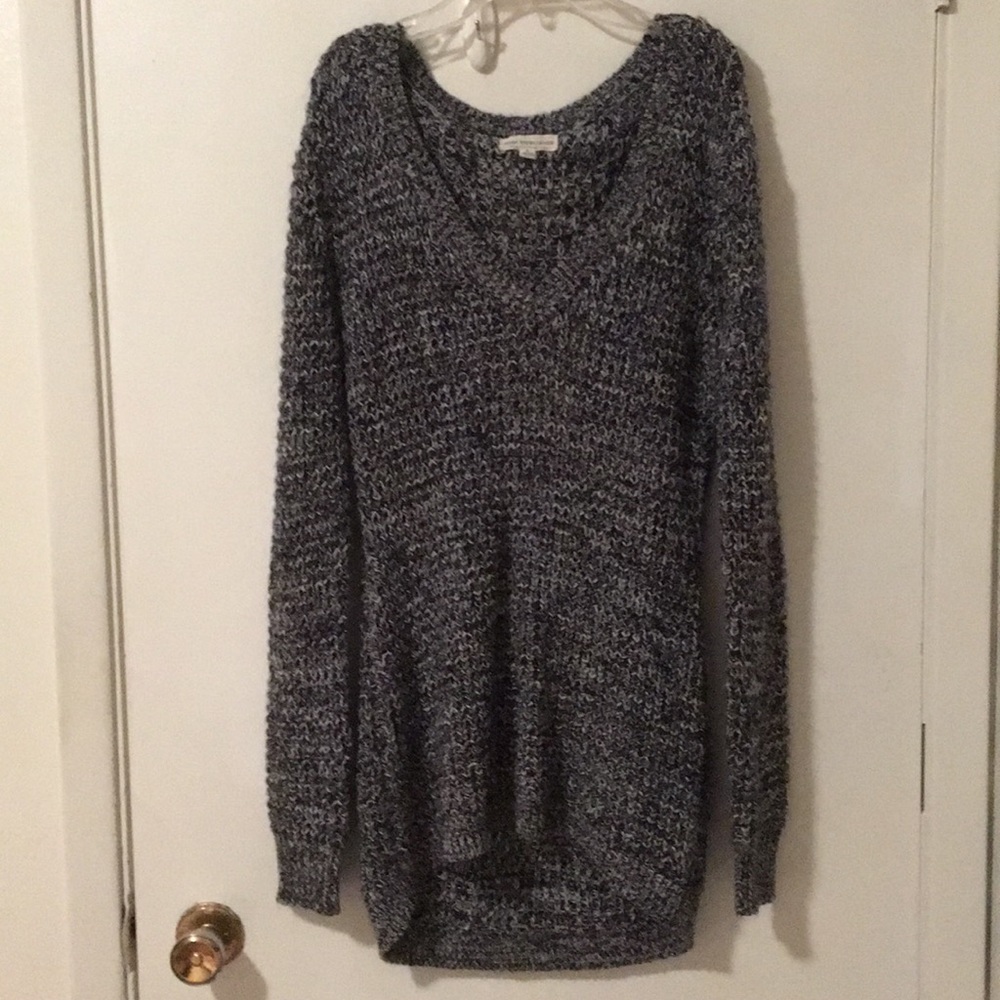 Cozy knit V-neck sweater
